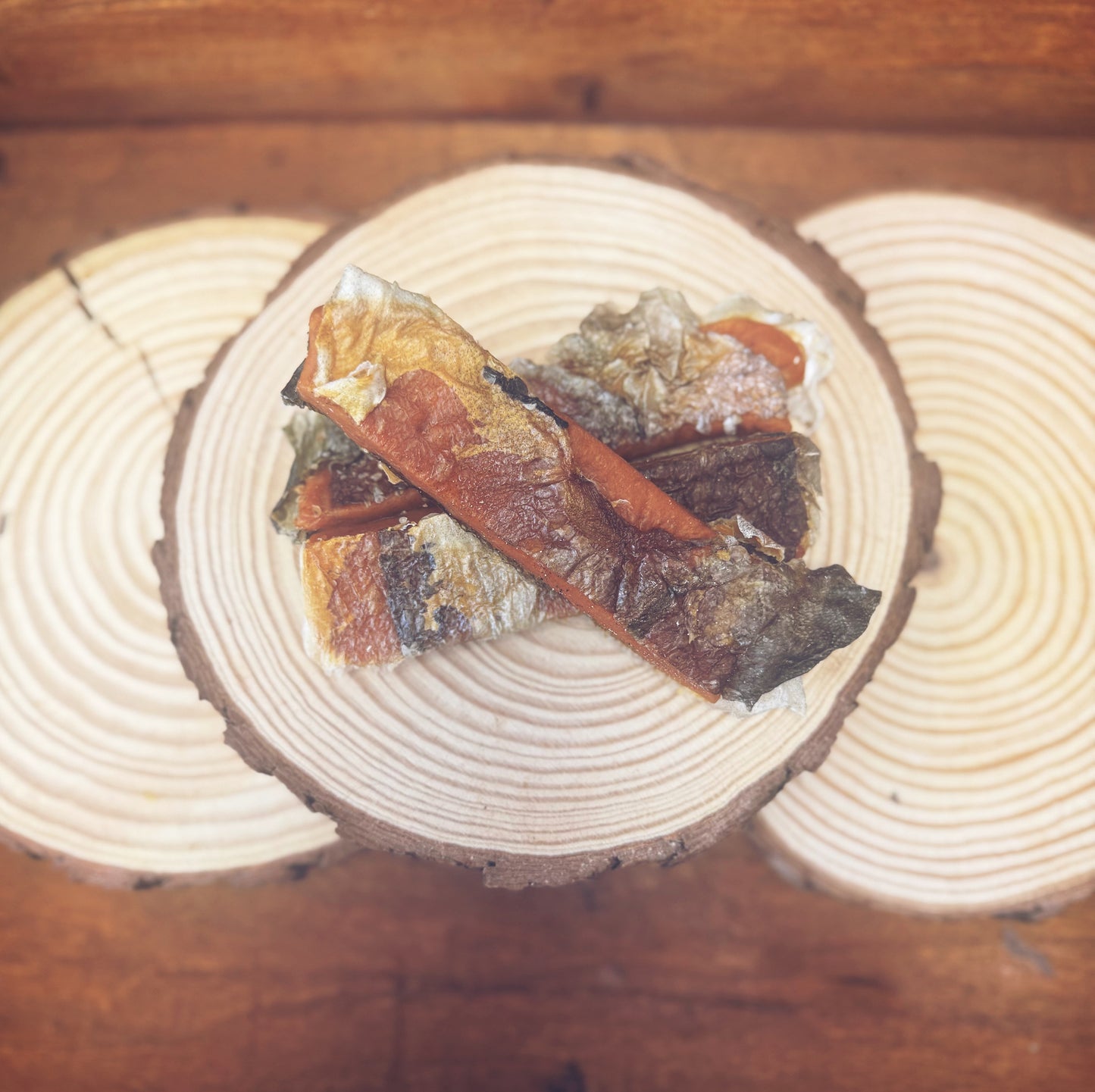 Fish Skin and Chicken Sticks