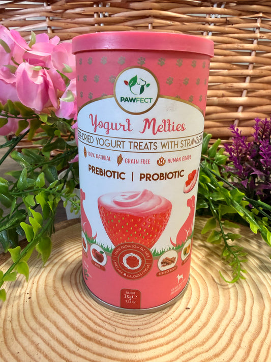 Freeze Dried Yogurt treats with Strawberry