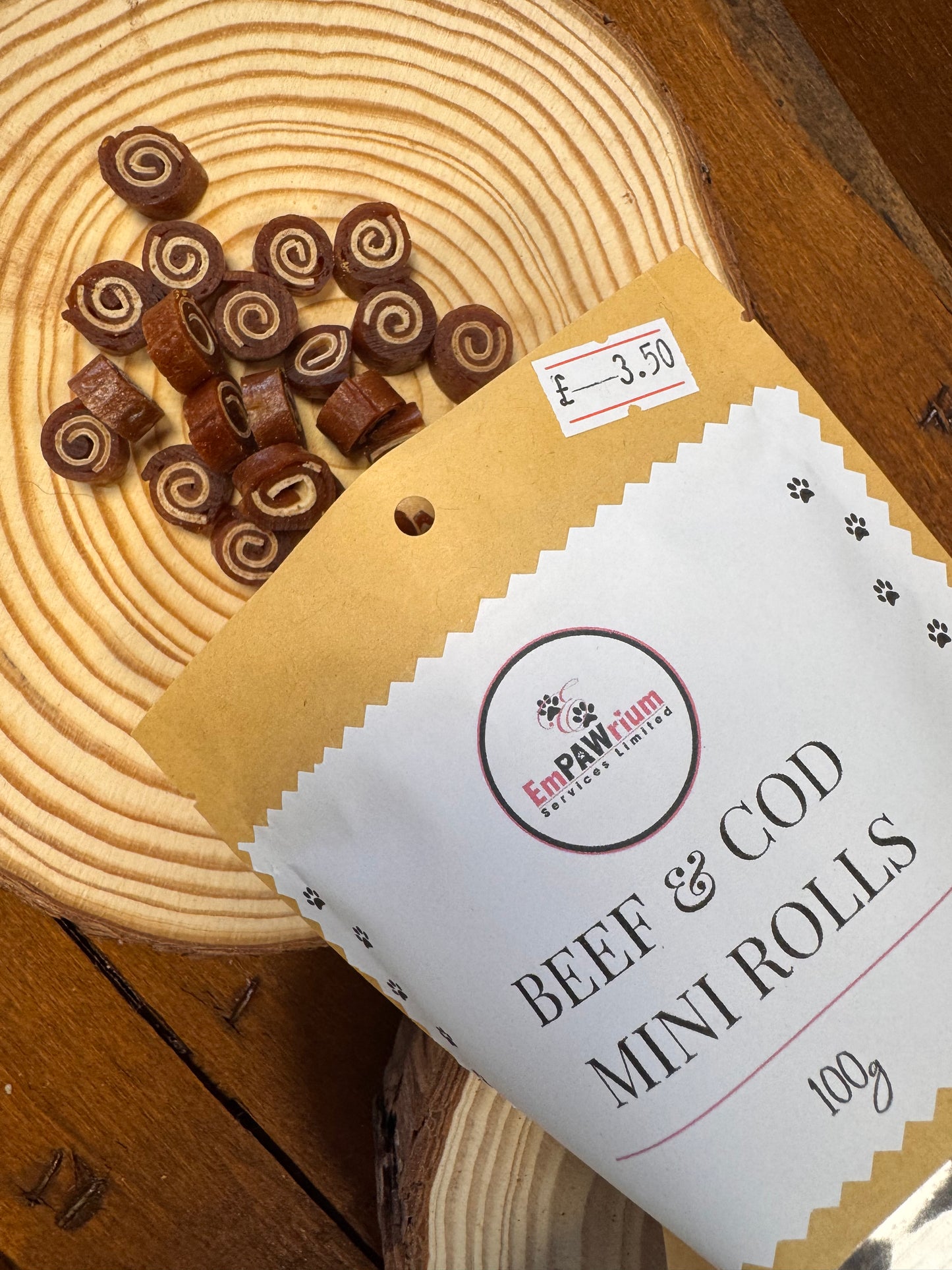 Beef + Cod Mini Rolls