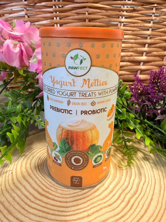 Freeze Dried Yogurt treats with Pumpkin