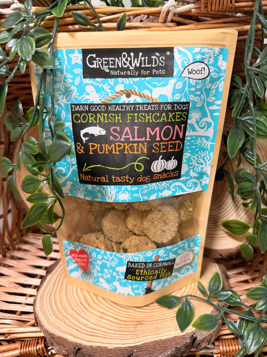 Salmon Fishcakes with Pumpkin Seeds