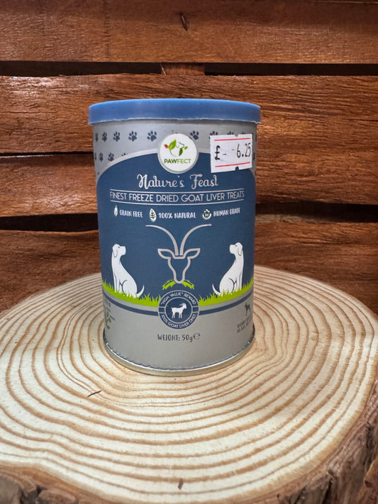 Freeze-Dried Goat Liver Treats