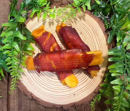 Mango wrapped in Duck