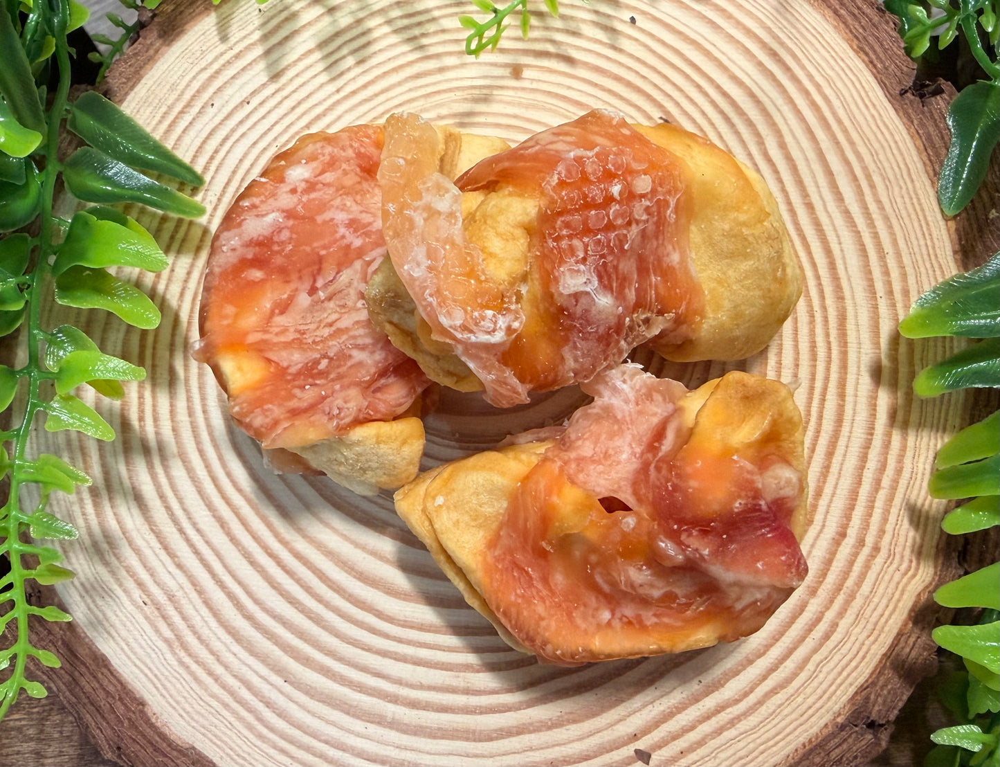 Apple Slices Wrapped in Chicken