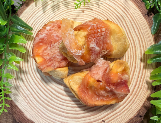 Apple Slices Wrapped in Chicken