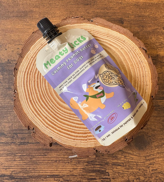 Meaty Licks Calming Peanut Butter