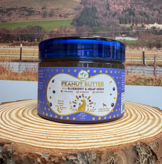Blueberry & Hemp Seeds Peanut Butter