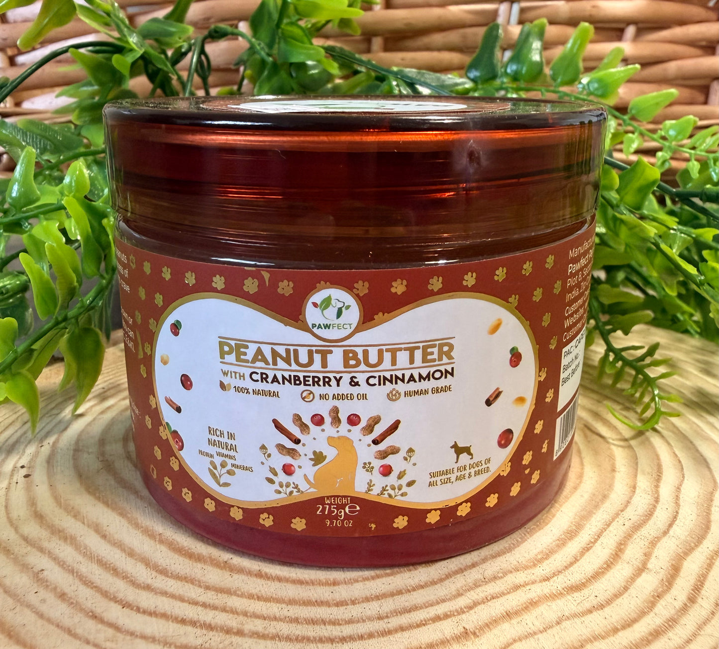 Cranberry and Cinnamon Peanut Butter