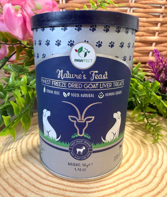 Freeze-Dried Goat Liver Treats