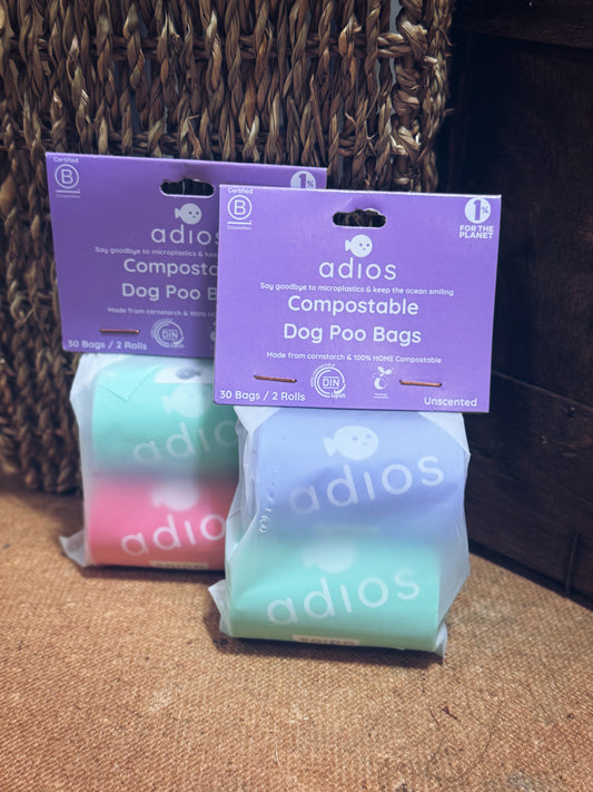 Adios Poo Bags (2 pack)